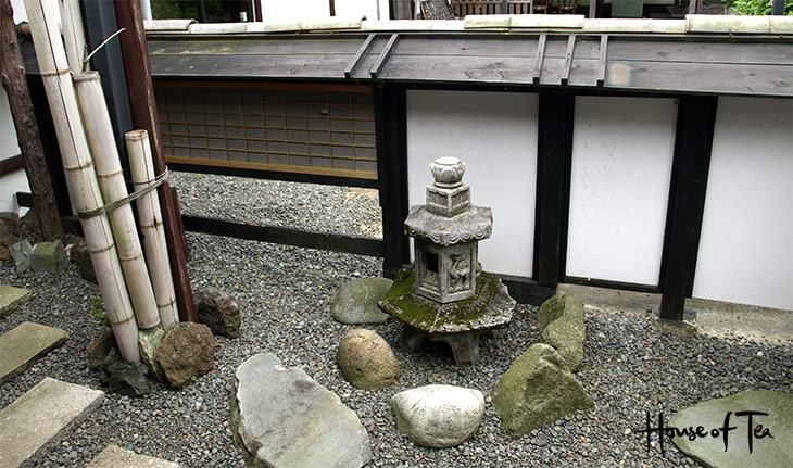 Japansk zen stenskulptur