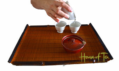 Preparation of Japanese Sencha tea
